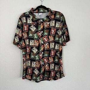 San Francisco Giants Hawaiian Shirt Authentic MLB Baseball Card Print Medium